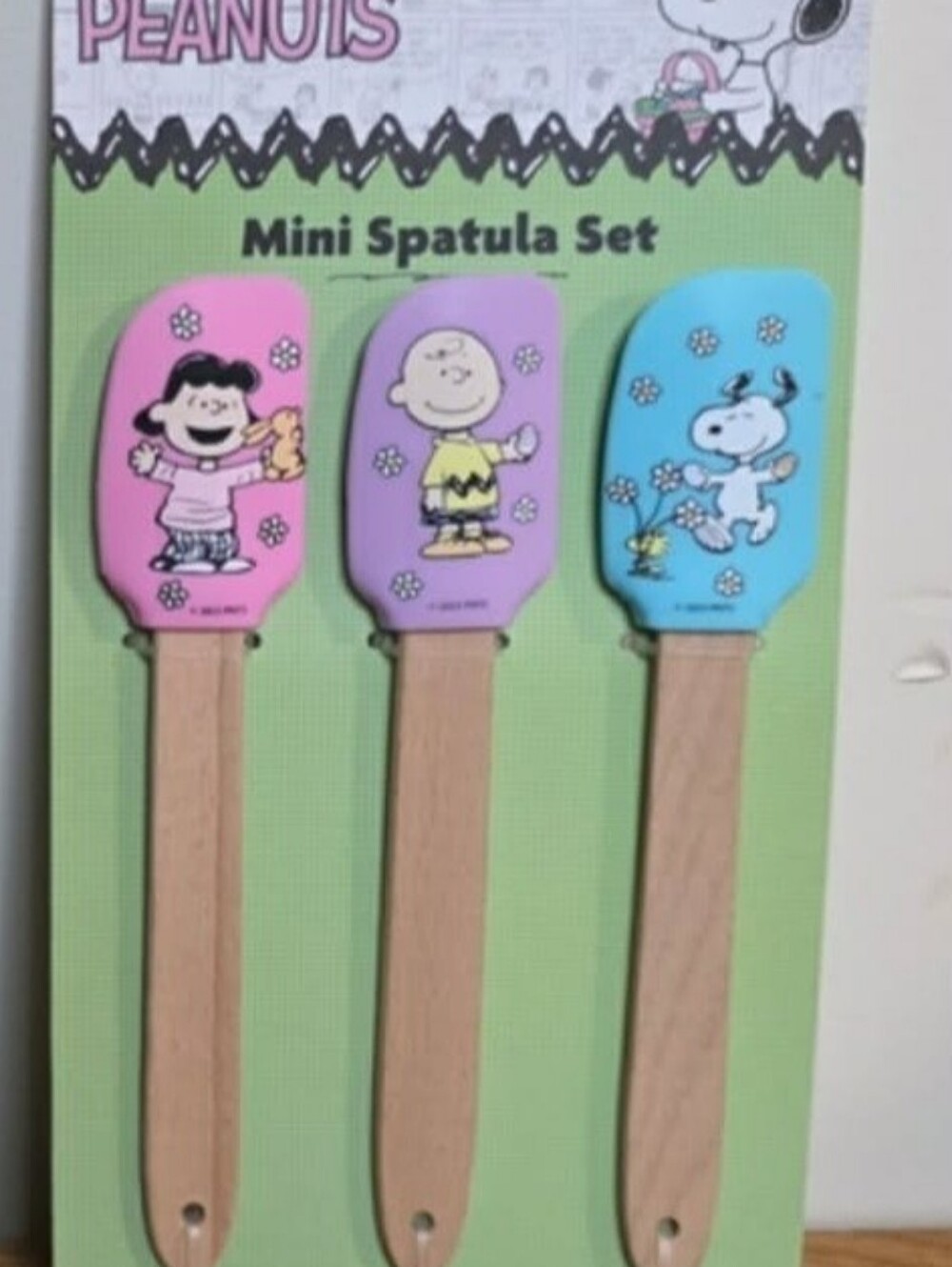 Peanuts Character Spatula Trio - Pink, Purple, Blue $8 Each or both for $15